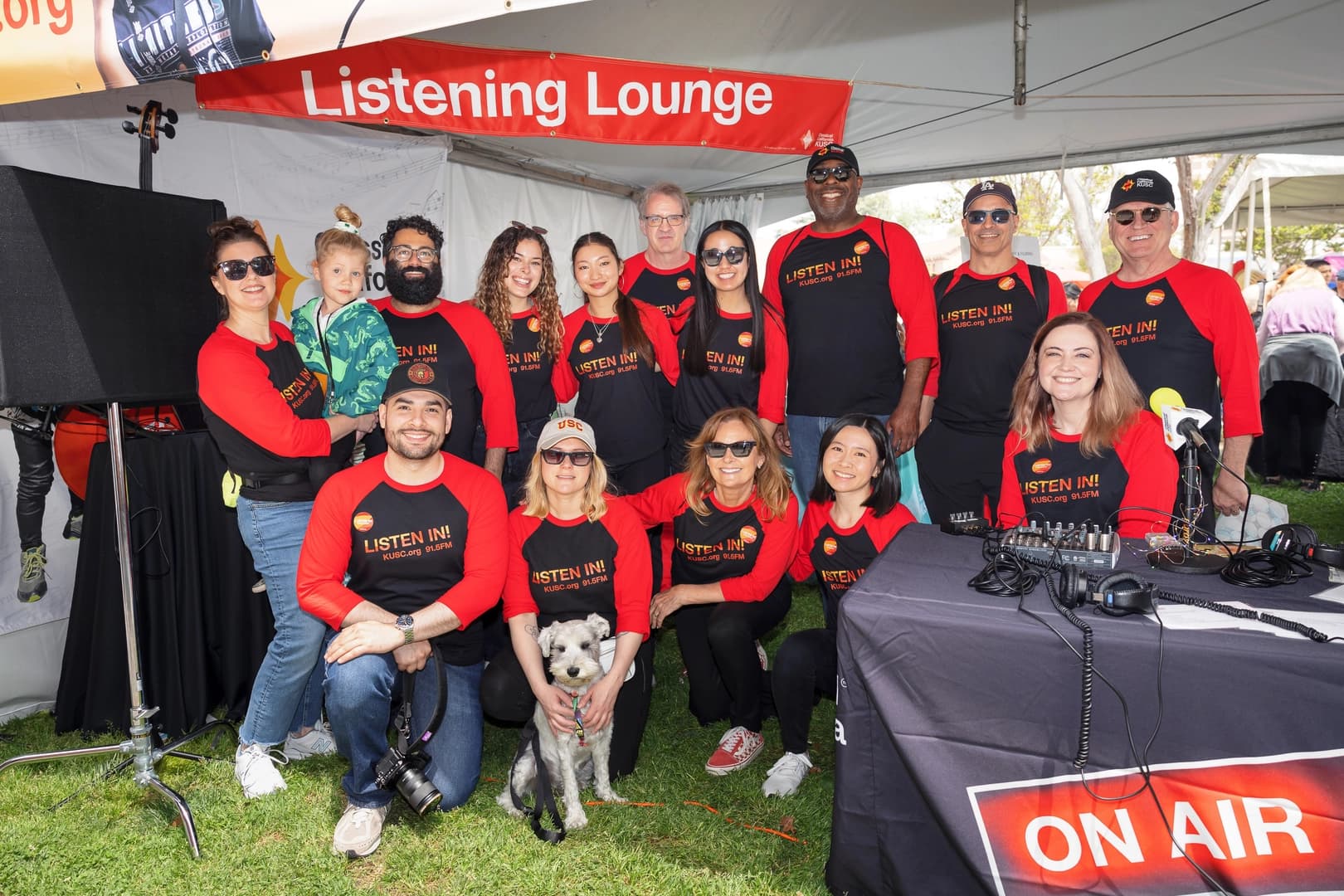 The Classical California KUSC Staff at the LA Times Festival of Books, April 2024