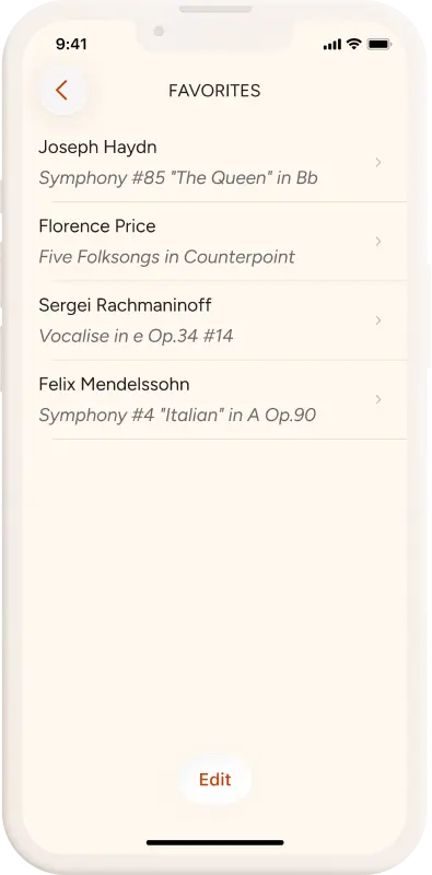 Mobile app screen 2
